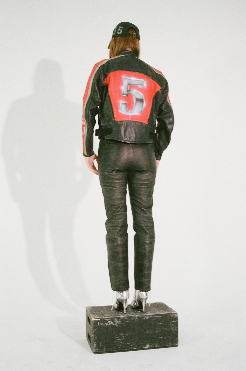PROTOTYPE - Red Moto Leather Jacket