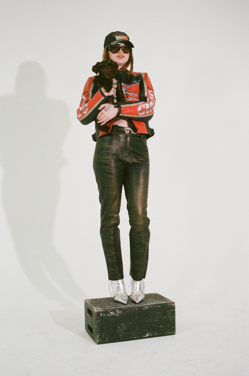 PROTOTYPE - Red Moto Leather Jacket