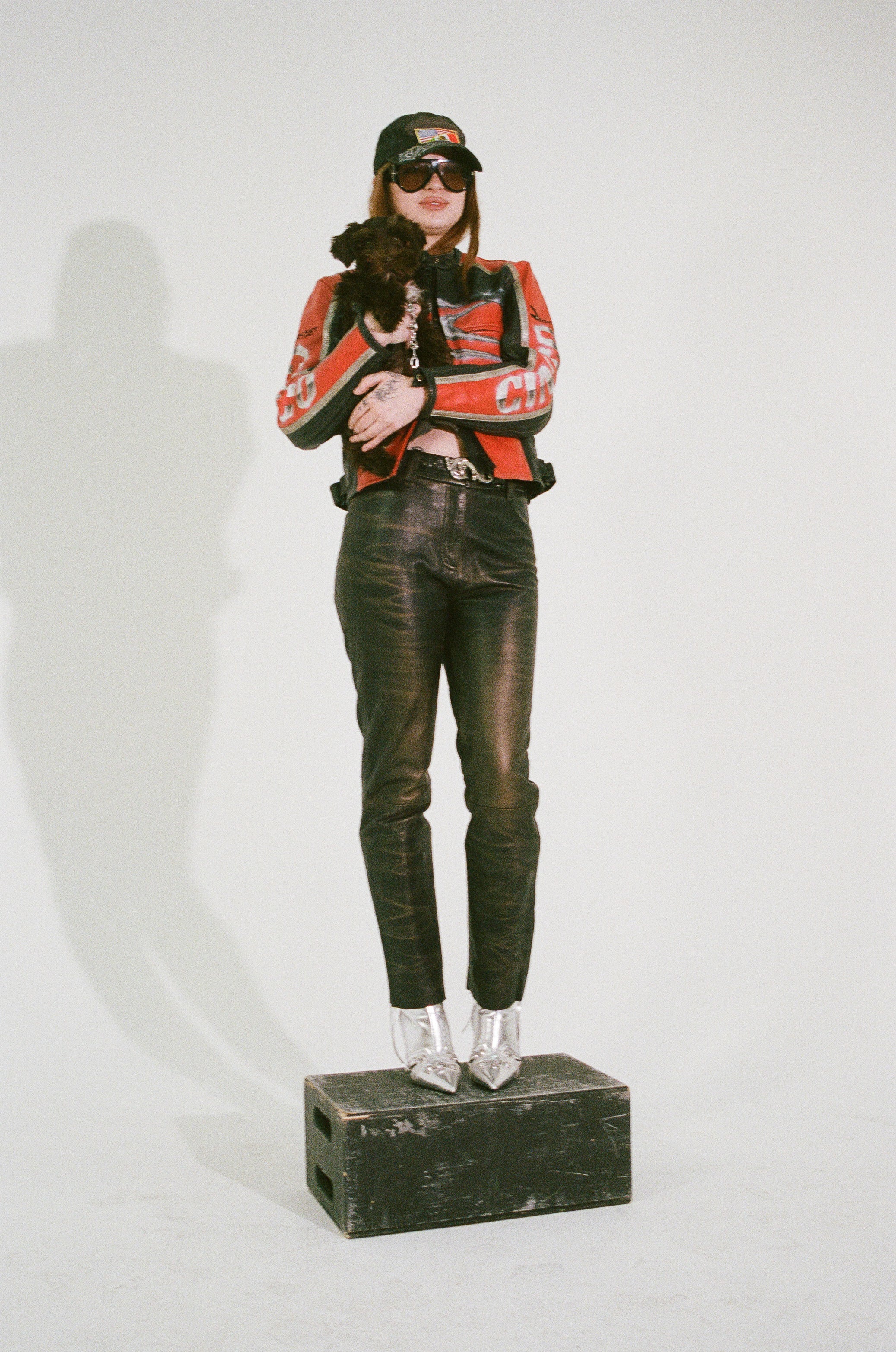 PROTOTYPE - Red Moto Leather Jacket
