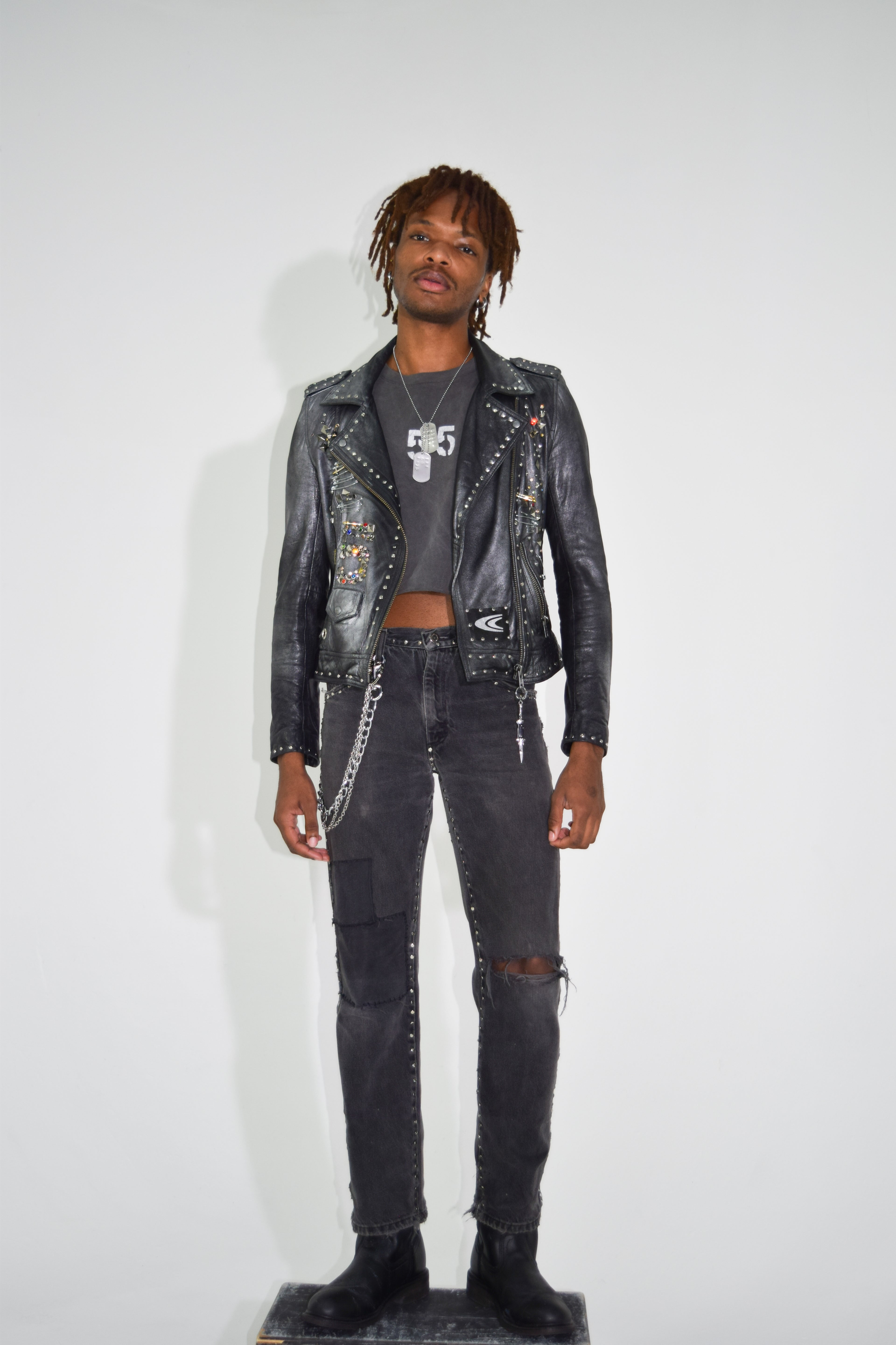 CC Studded Motorcycle Jacket