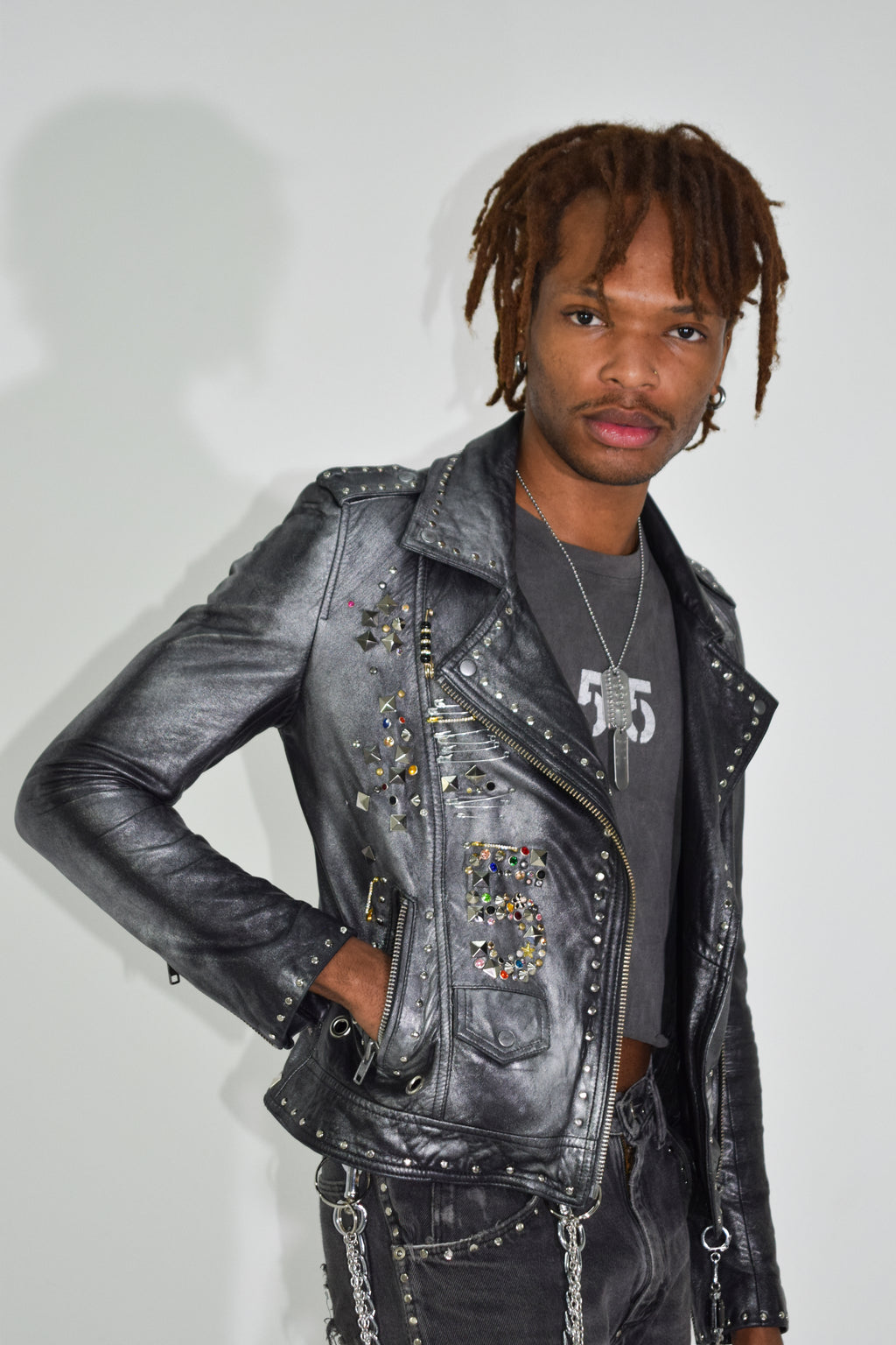 CC Studded Motorcycle Jacket