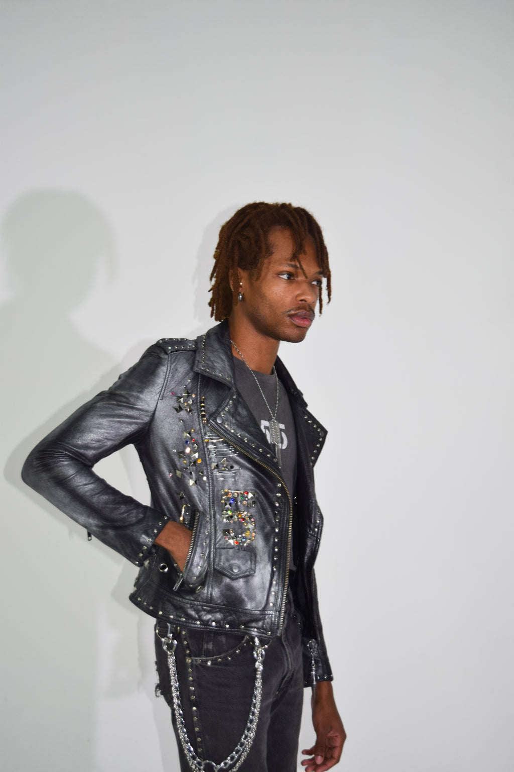 CC Studded Motorcycle Jacket