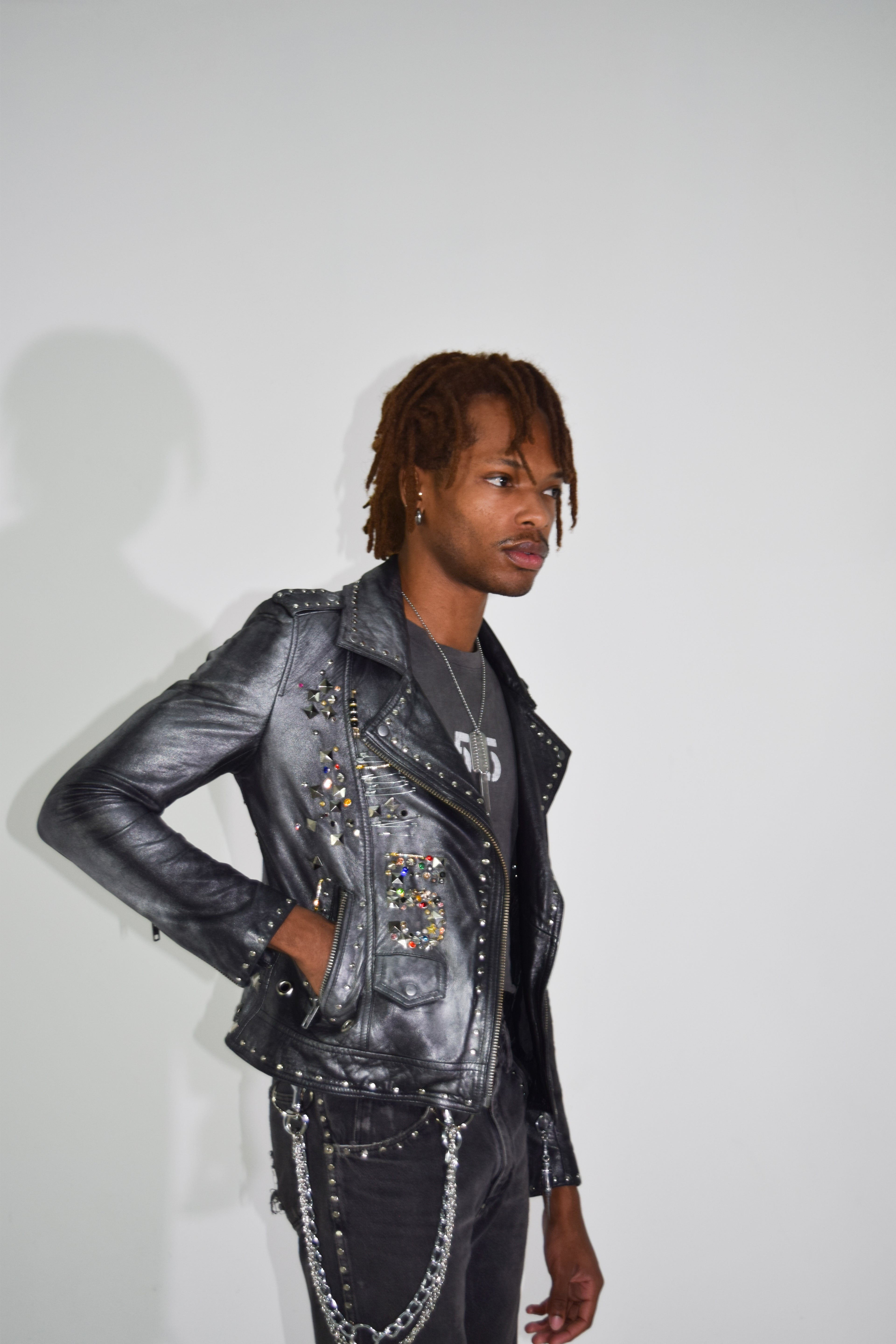 CC Studded Motorcycle Jacket