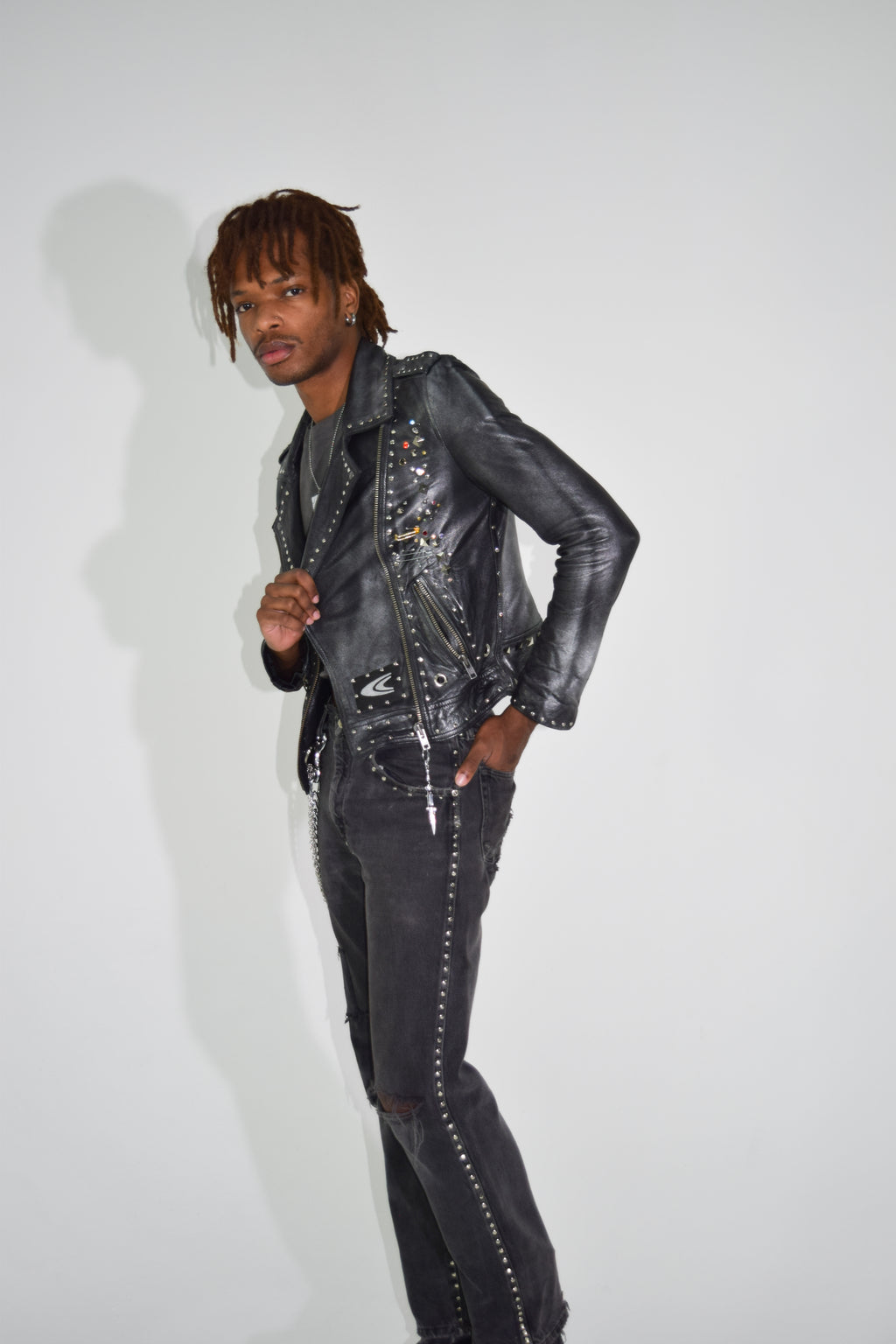 CC Studded Motorcycle Jacket