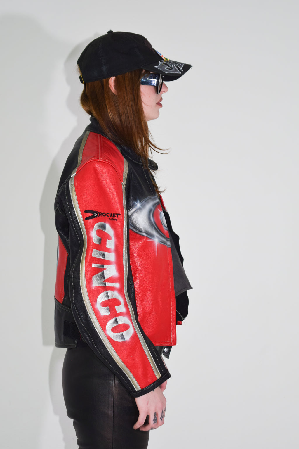 PROTOTYPE - Red Moto Leather Jacket