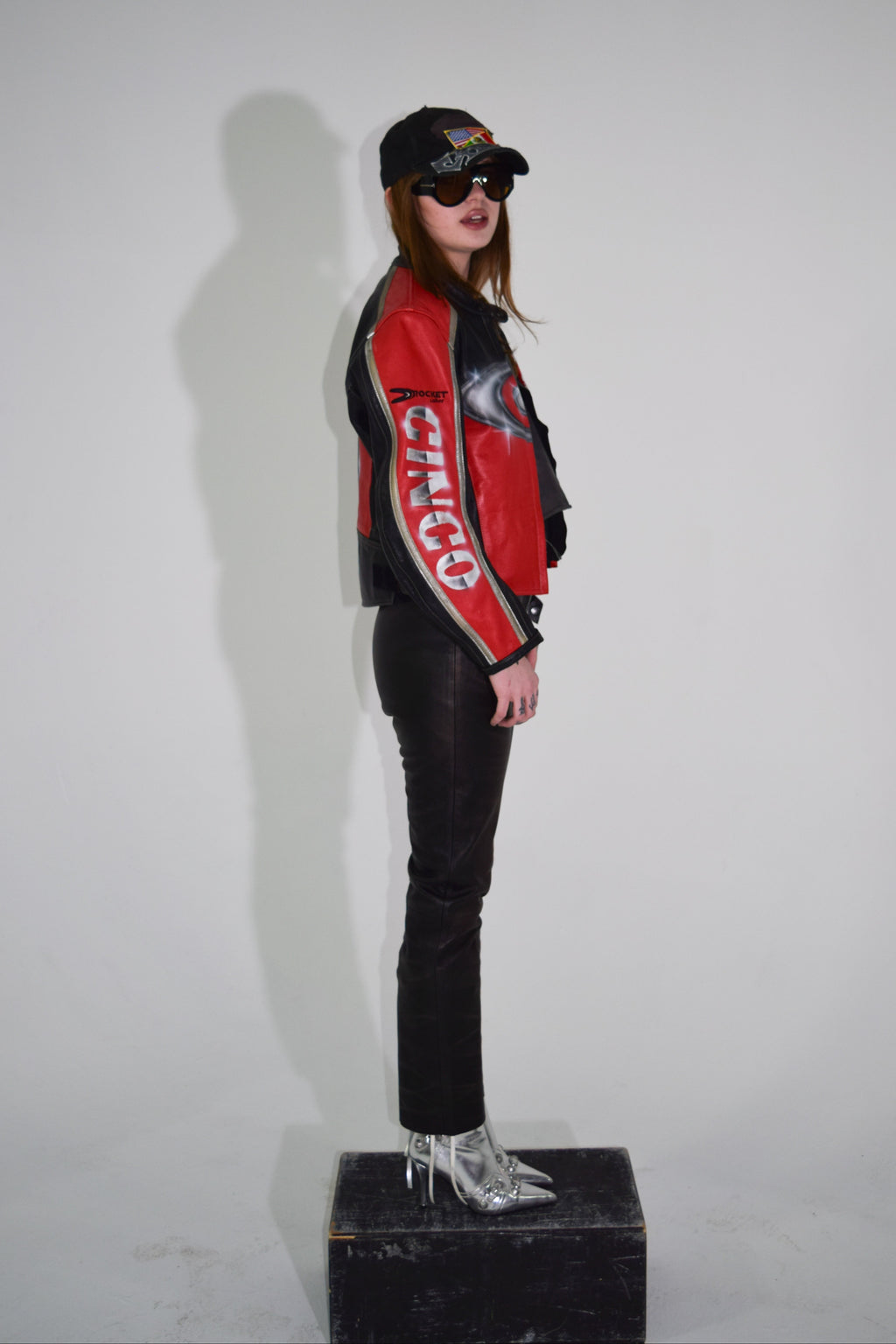 PROTOTYPE - Red Moto Leather Jacket