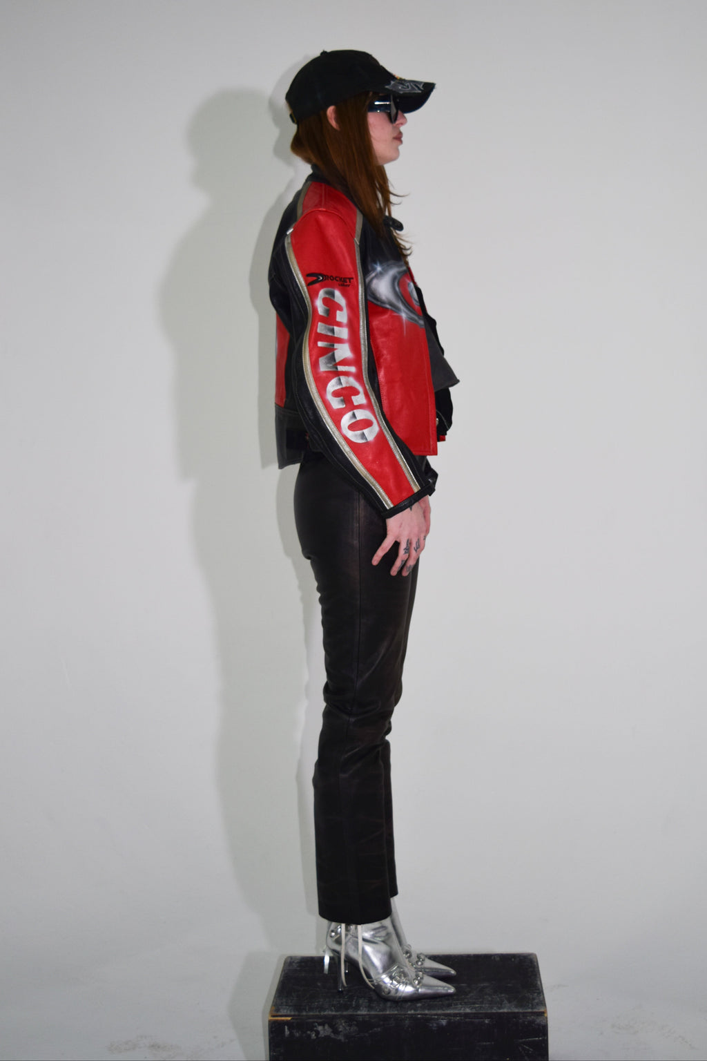 PROTOTYPE - Red Moto Leather Jacket