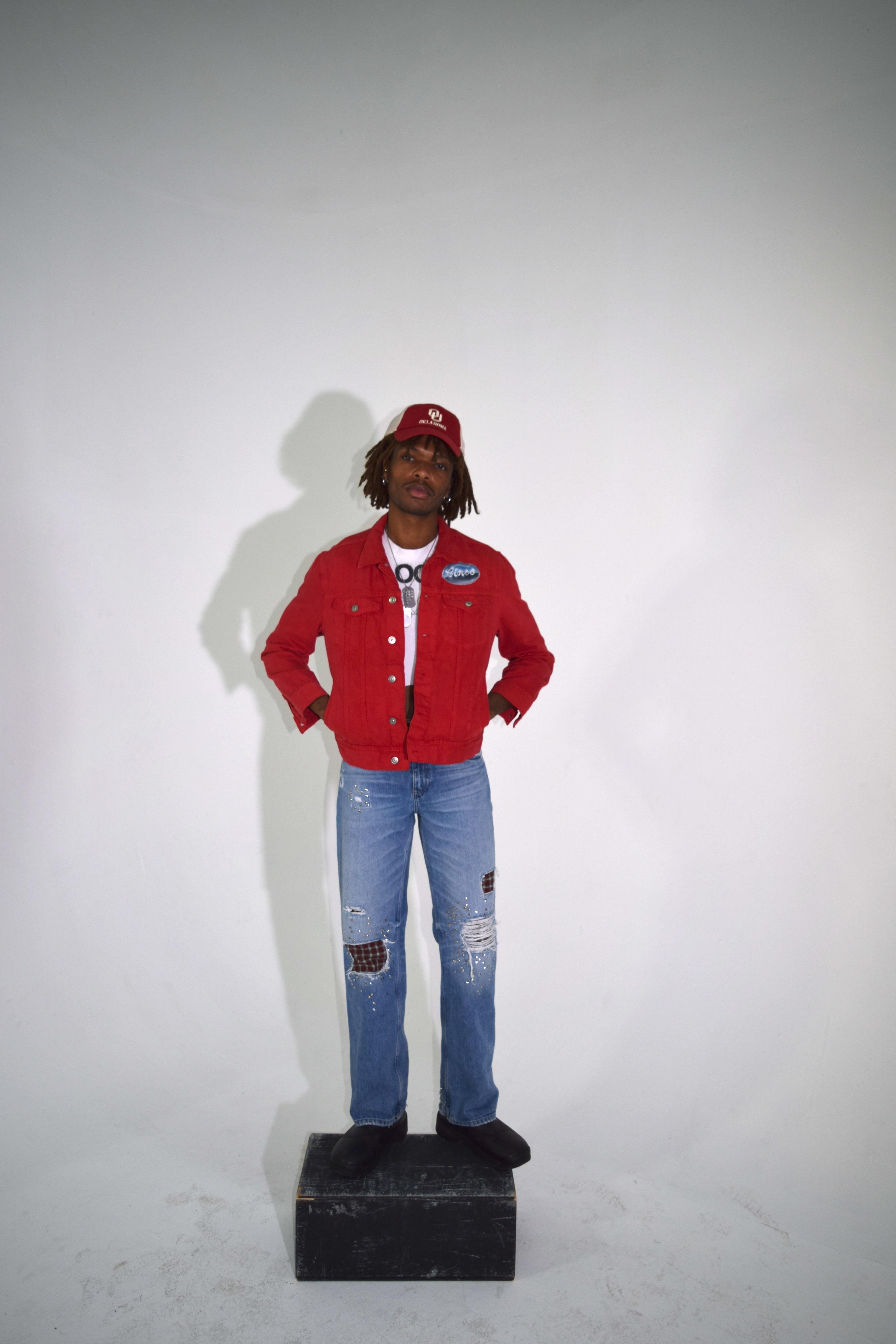 PROTOTYPE - Red Denim Jacket