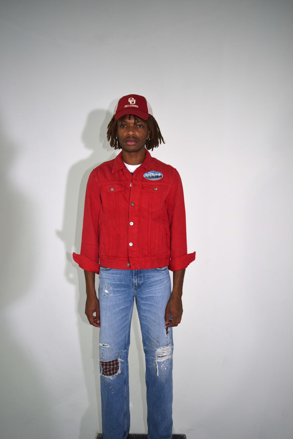 PROTOTYPE - Red Denim Jacket