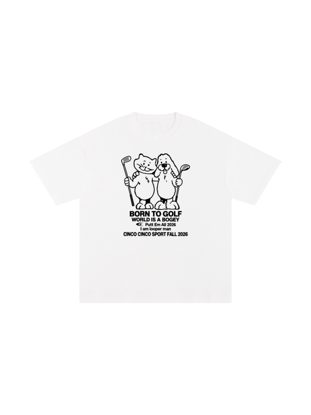 CINCO SPORT - Born2Golf Tshirt