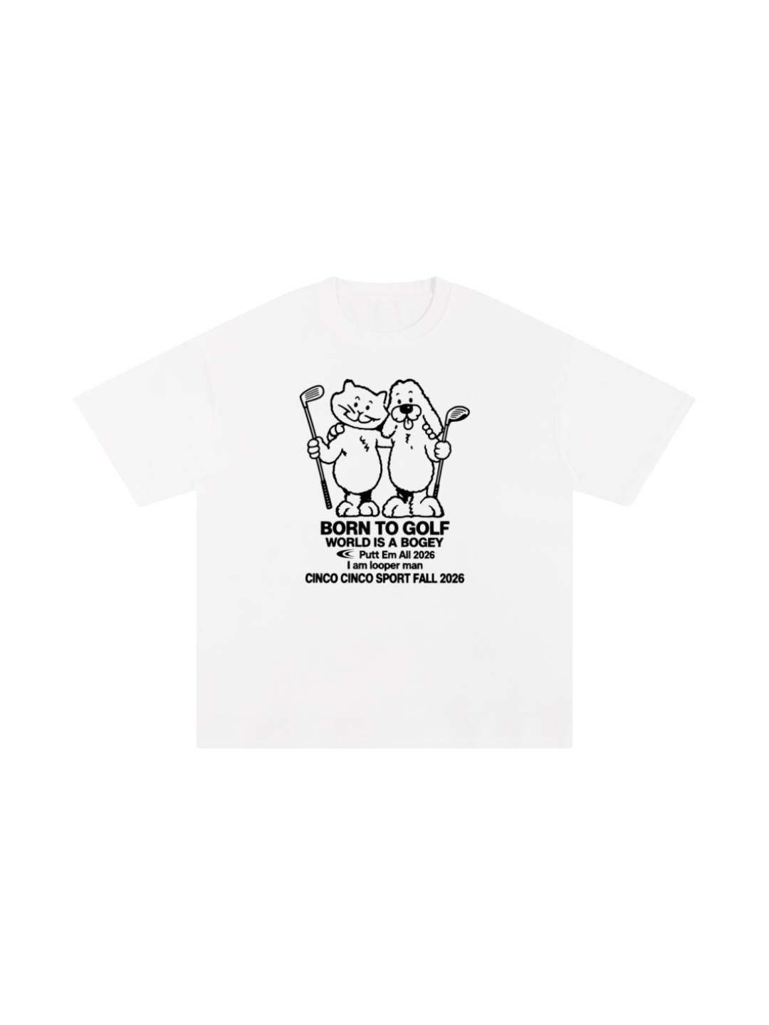 CINCO SPORT - Born2Golf Tshirt