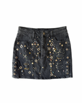 Proto-Sample Stud Skirt Black